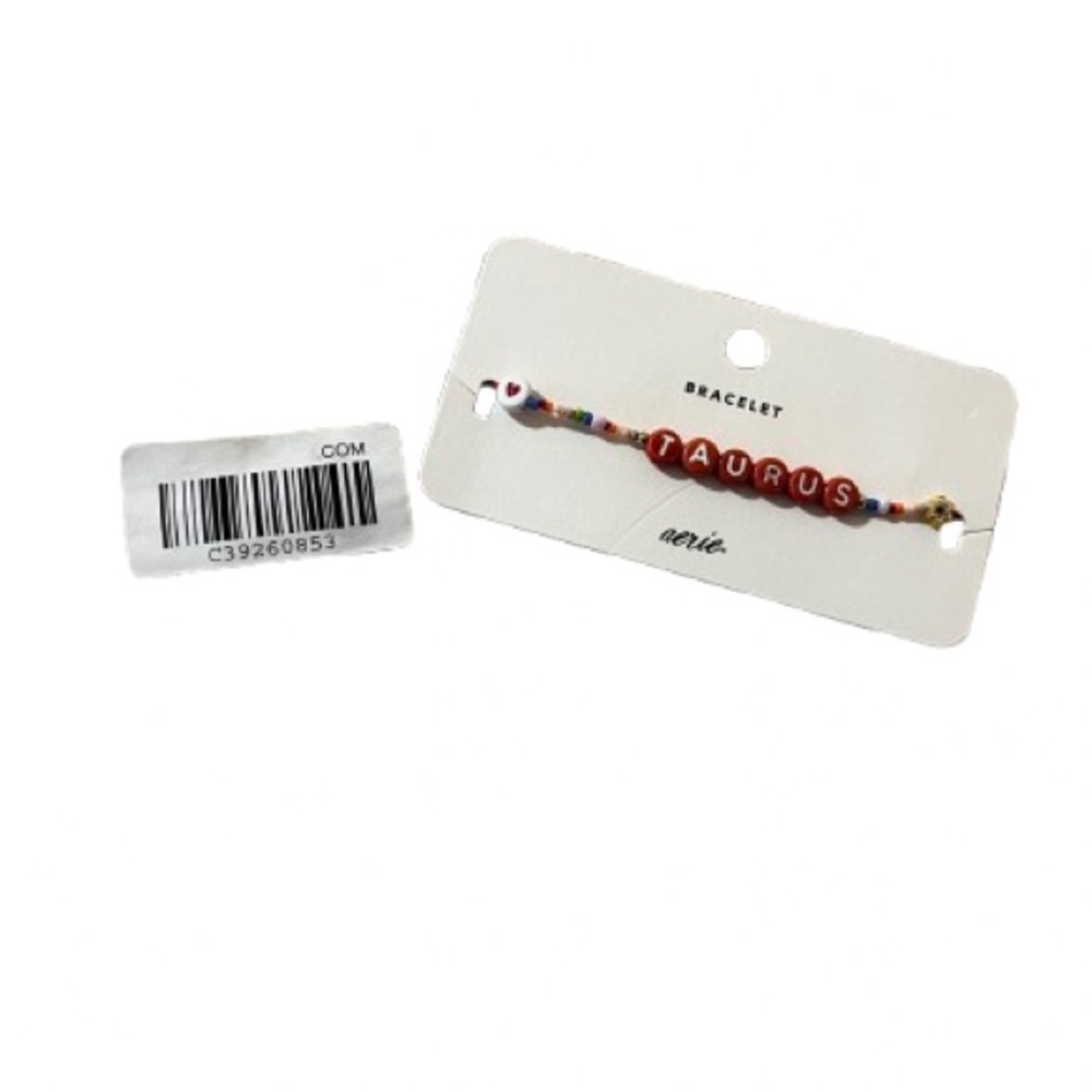 Aerie Taurus Beaded Bracelet - Red and Multicolor